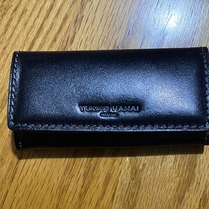 Black Leather Key Holder